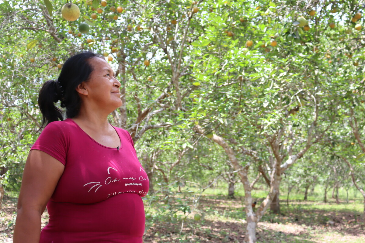 Luisa Manuela García - a member of ONAMIAP.