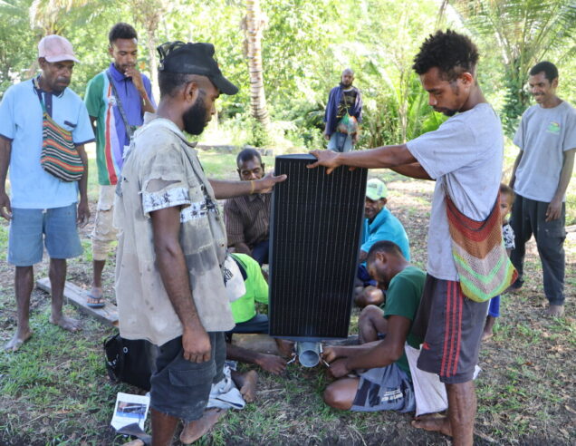 Solar street lights installed in remote rainforest communities