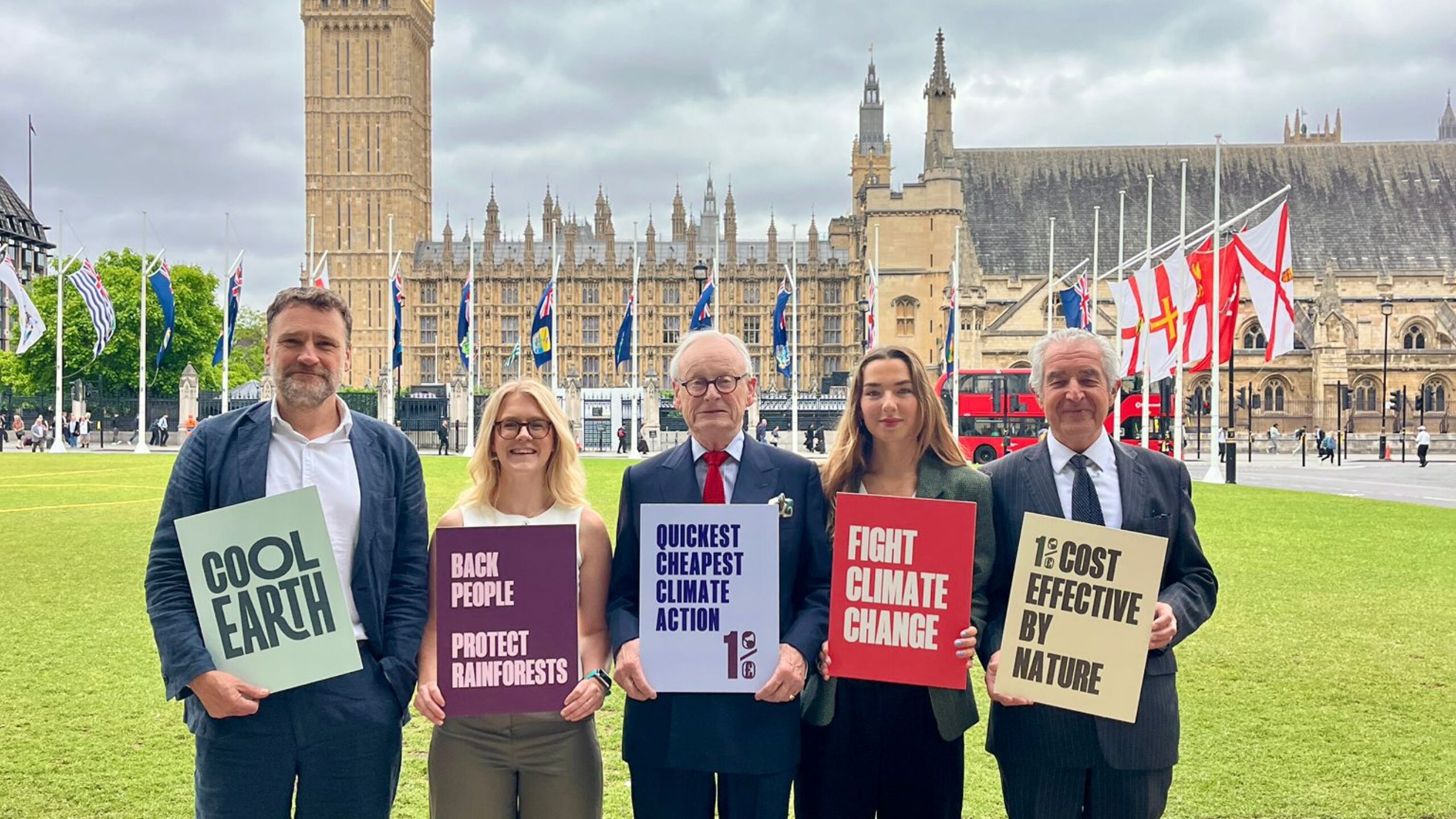 We’re in Westminster right now for the rainforest