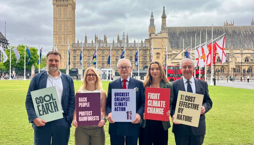 We’re in Westminster right now for the rainforest