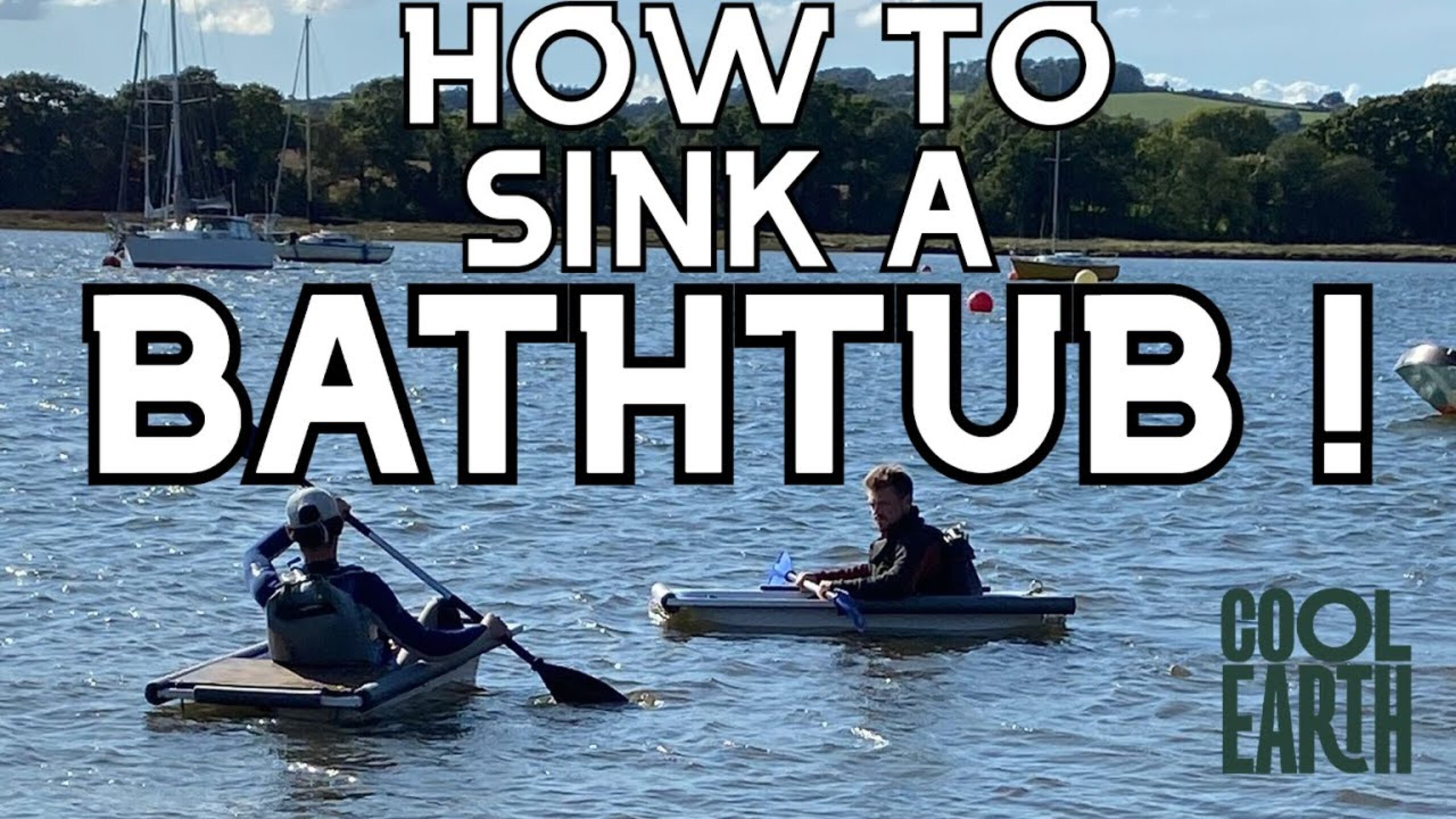 Sailing bathtubs for rainforest