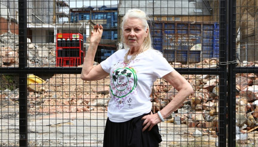 Vivienne campaigning