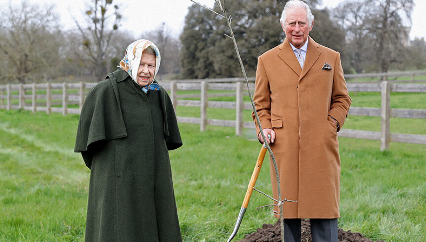 Her Majesty and Prince Charles