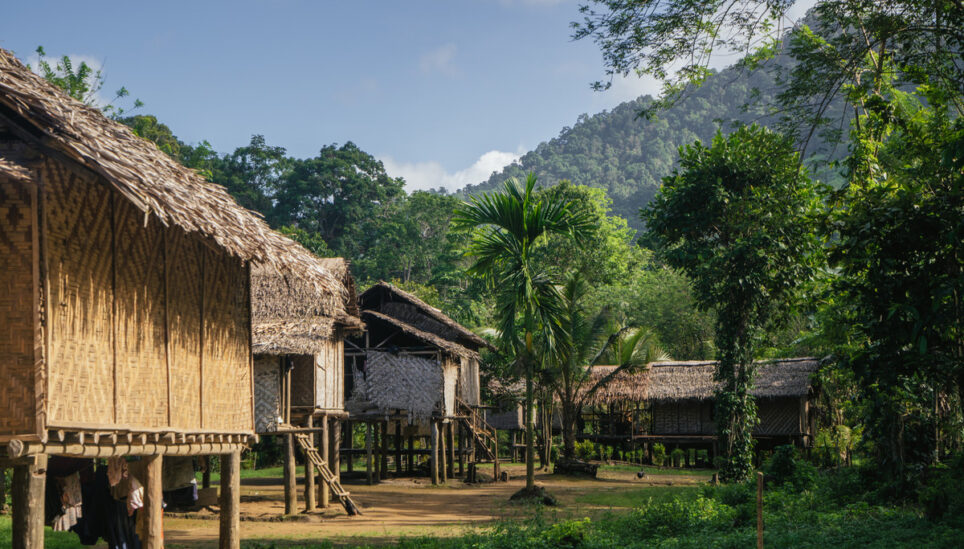 Community of Sololo in the rainforest of Papua New Guinea