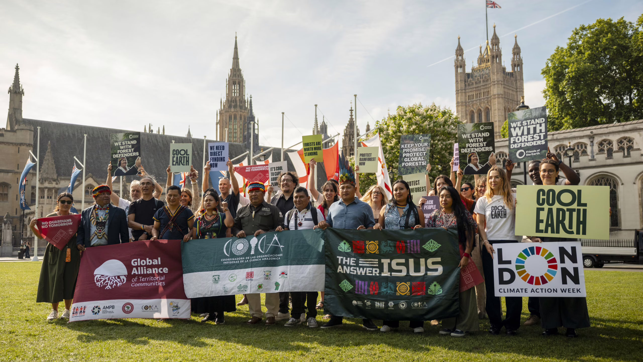 Press Release: Rainforest leaders say we can end climate crisis, as UK experiences hottest June on record